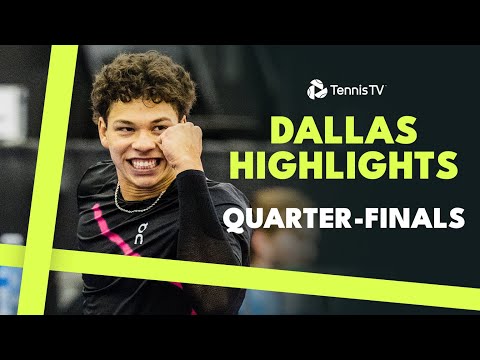 Shelton Faces Thompson; Tiafoe & Giron Clash | Dallas 2024 Quarter-Final Highlights