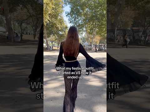 My festival outfit before and after 😂 #metal #metalhead #festival #aftershock #alternative