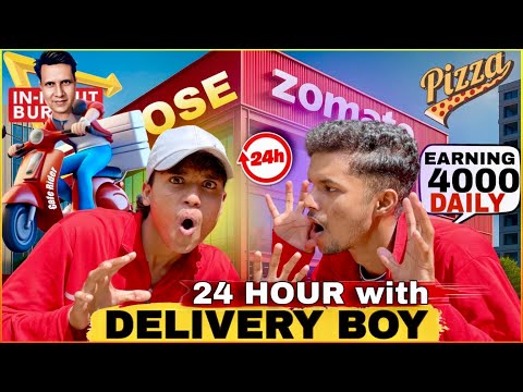 Working 24 Hours as a Zomato Delivery Boy !