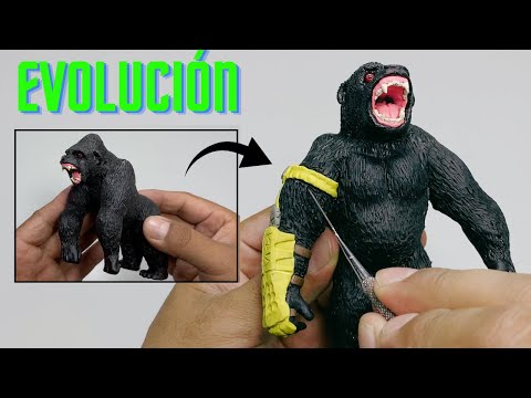 Como hacer el GUANTE DE KONG de Plastilina paso a paso - Mi mundo de Plastilina