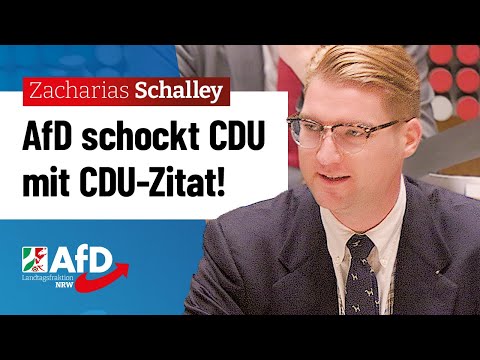 AfD schockt CDU mit CDU-Zitat! – Zacharias Schalley (AfD)