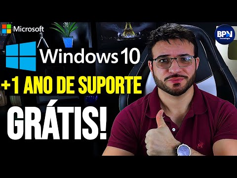 URGENTE! Windows 10 com MAIS 1 ANO de Suporte GRATUITO! Até 13 de Outubro de 2026!!!