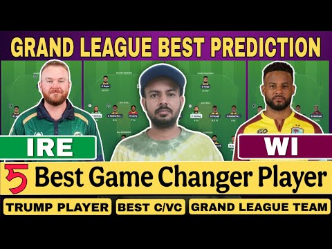 Ireland vs West Indies 2nd T20I Fantasy Team Predictions, IRE vs WI Dream11 Team, IRE vs WI