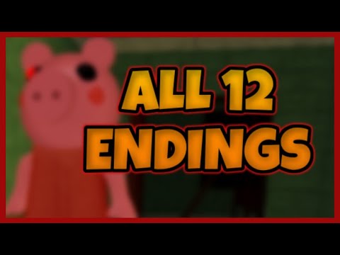 Roblox Piggy All 12 Endings & Cutscenes!