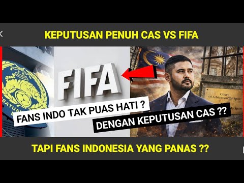 KEPUTUSAN PENUH CAS UNTUK HARIMAU MALAYA BUAT FANS INDO TAK PUAS HATI ??