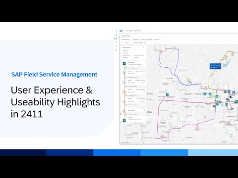 SAP Field Service Management – User-experience and Useability Highlights in 2411