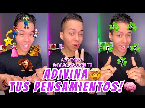 ADIVINARE😏Tus Pensamientos🧠3 Veces!🤯