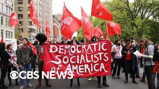 YouTube video thumbnail: Centrist Democrat Group Plans $15 Million Effort Against Democratic Socialists of America