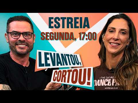 RICARDINHO E CAROL GATTAZ ESTREIAM UM PROGRAMA SÓ DE VÔLEI | LEVANTOU, CORTOU! | ge tv