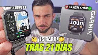 El APPLE WATCH ULTRA de GARMIN: VENU X1🤯REVIEW tras 21 DÍAS