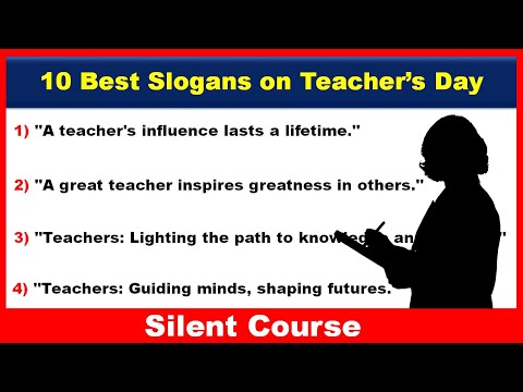 10 Best Slogan on Teachers Day | Teachers Day Slogan In English | Slogan on Teachers Day In English