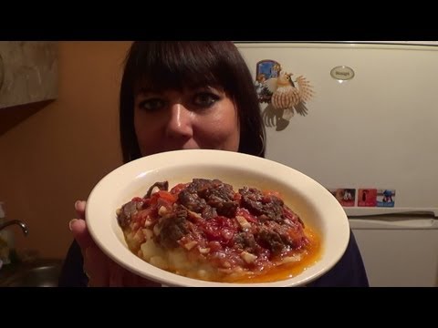 Мясная подливка для картофельного пюре. Очень легкий рецепт подливки!
