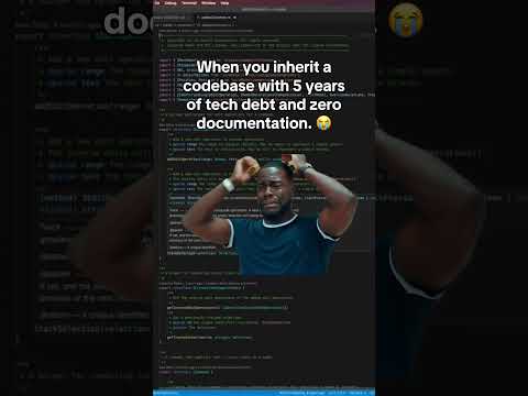 When You Inherit a Codebase with 5 Years of Tech Debt 😭