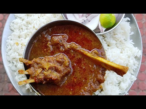 बंगाली दादा का फेमस Mutton Curry खाने के लिए लगी भीड़ | Patna Bihar Mutton | Flavorfyi