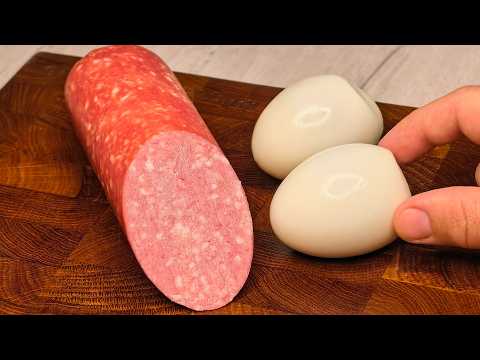 Ну очень вкусный салат! Салат "Деревенский" за 10 минут! Все обалдели, когда попробовали!