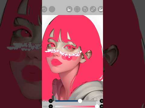 anime 💖✨ hair colour art #anime #drawing #asmr #viral #shorts