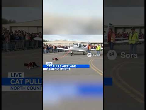 the strongest cat in the world. #lol #funny #pets #cat #cats #airplane #strong #unbelievably