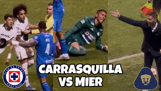 Todos vs Carrsquilla, Larcamon exige tarjeta roja | Cruz Azul vs Pumas 