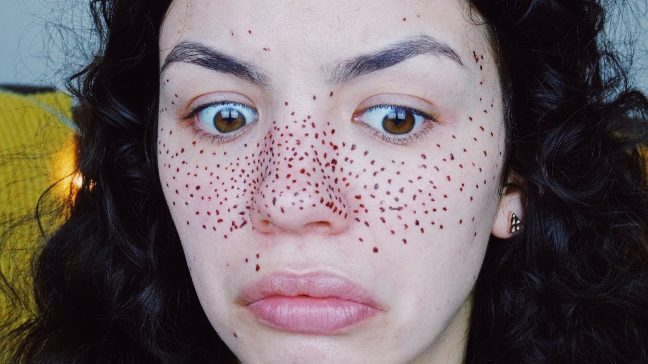 I tried henna freckles. And, well. Just watch. - Audrey Victoria