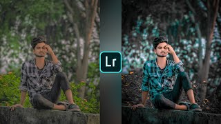 Lightroom dark abd blue colour effect photo editing || Lightroom background colour change