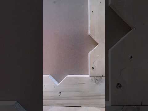 Professional Joint Without Mitre Cut | Woodworking Tip for Clean Finish #howto #woodwork #shorts