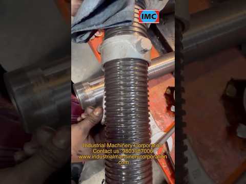 Hydraulic Scaffolding Pipe Thread Rolling Machine 2 Roll Type 🔥⚙️ | video thumbnail