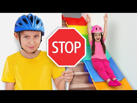 مغامرة الانزلاق على السلالم والسلامة والمشاركة