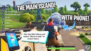 how to get to main island in creative mode working method easy - glitches in fortnite creative mode