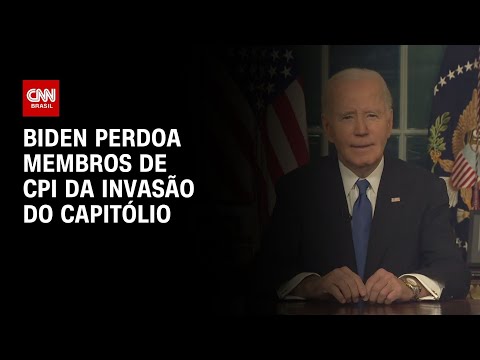 Biden perdoa membros de CPI da invasão do Capitólio | CNN NA POSSE DE TRUMP