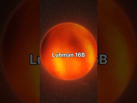 Artist's impression of Luhman 16B recreated from VLT observations #shorts #stars #luhman16b