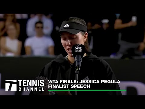 Jessica Pegula Classy In Defeat; WTA Finals Finalist Speech