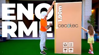 +100KG! 😎 Chegou com Estilo 🇺🇸 é ENORME! CECOTEC Bolero CoolMarket 4D 564 Glass E