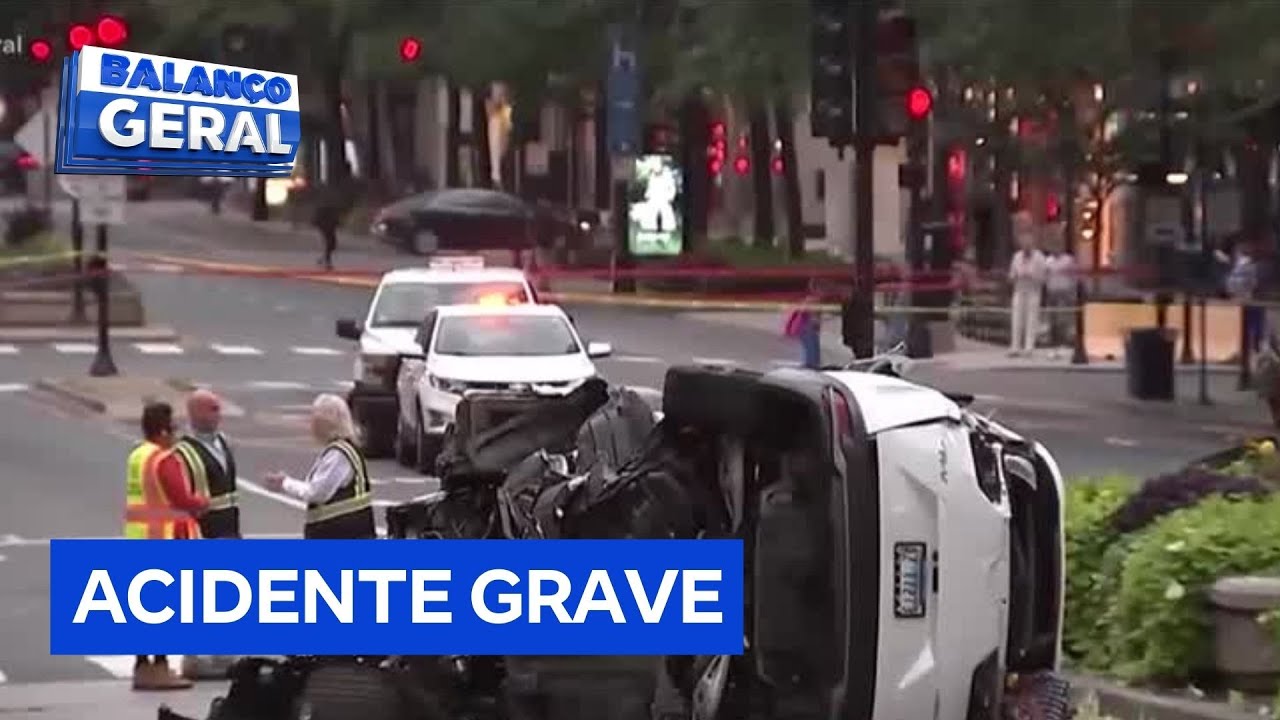 Criminosos em fuga após arrastão causam acidente e matam motorista nos Estados Unidos