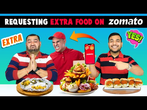 Requesting Extra Food On Zomato | Online Food Ordering Challenge | Viwa Food World