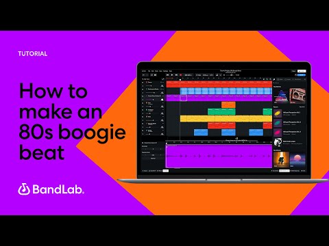 How to make an 80s boogie beat using BandLab's free web Mix Editor (BandLab Tutorial)