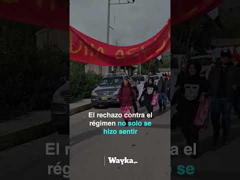 Protestas contra Boluarte y Oscorima durante Bicentenario de Batalla de Ayacucho