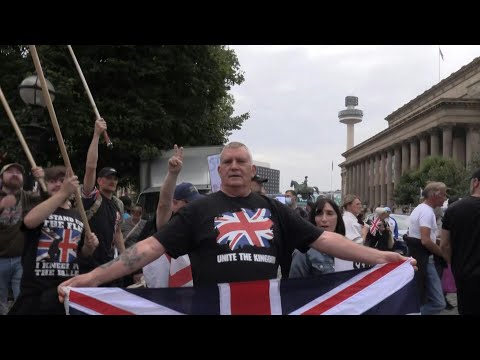 Far-right protest against asylum-seeker hotels and counter-protests take place | AFP