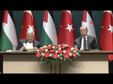 Cumhurbaşkanı Erdoğan ve Mahmud Abbas Açıklama Yaptı