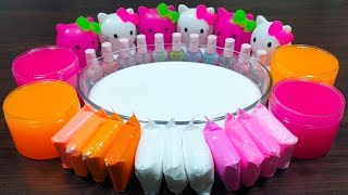 COLOR CLAY ! Mixing random things into homemade slime ! Satisfying slime videos !!!