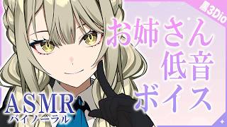 【 ASMR┊黒3Dio 】お姉さん低音ボイスで暑い夜も寝落ちるお話し【 バイノーラル 】