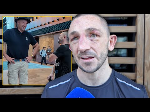 HUGE KO! Jazza Dickens REACTS TO TITLE WIN infront of TYSON FURY!