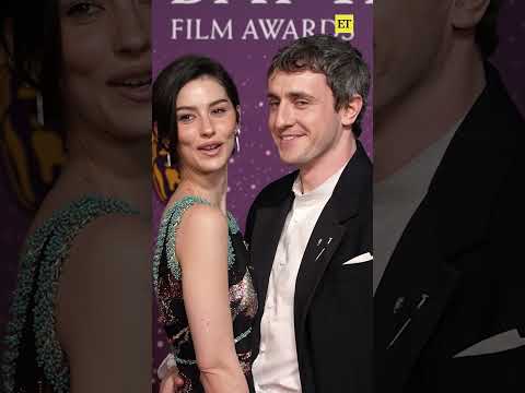 #paulmescal and #gracieabrams are all loved up on the #baftas red carpet. 😘