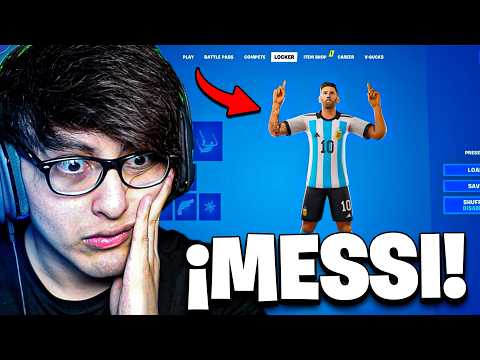 ¡MESSI LLEGA A FORTNITE!