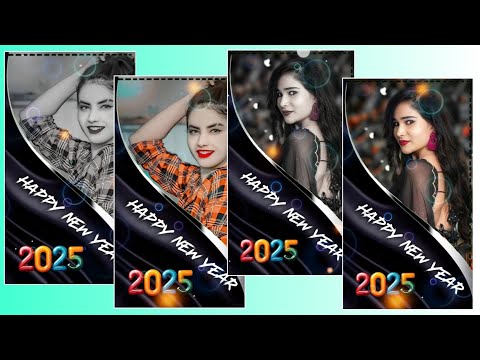 Happy new year 2025 Status video editing in Kinemaster | Viral video edit Tutorial