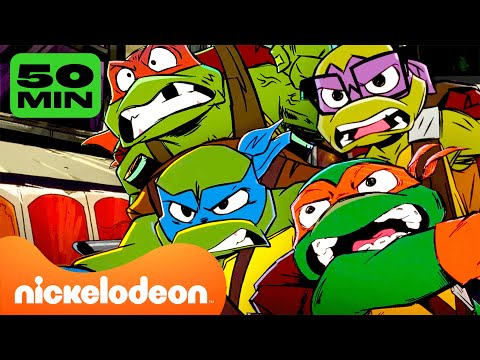 De TMNT gaan HELEMAAL LOS! 👊 | Compilatie van 50 minuten | Tales of the Teenage Mutant Ninja Turtles