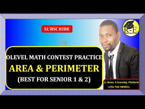 008A – OLEVEL MATH CONTEST PRACTICE – AREA AND PERIMETER | FOR SENIOR 1 & 2