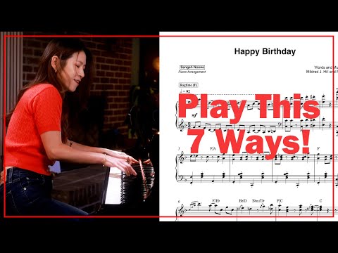 7 Unique Ways to Play Happy Birthday on Piano + Sheet Music