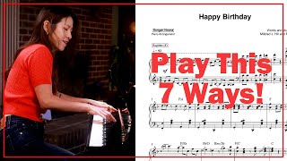 7 Unique Ways to Play Happy Birthday on Piano + Sheet Music