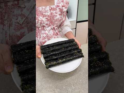 엄마가 싸주셨던 후다닥 ‘추억의 김밥’ / 조미김 김밥 / 김치 쉽게 만들기