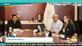 Entrevista de la titular del SECESP, Nohemi Proal Huerta, con EMSA Media.